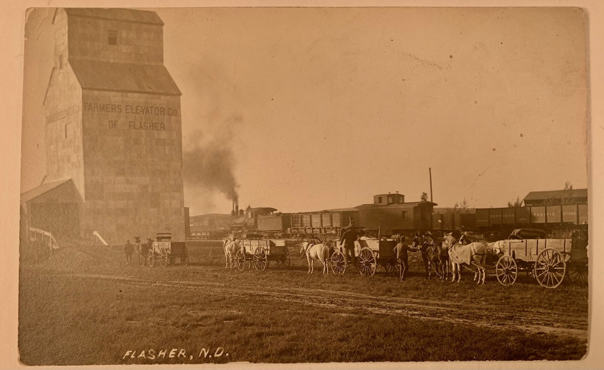 Flasher North Dakota Real Photo Postcards 5 Circa 1910